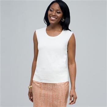 Scoop Neck Shell., , large